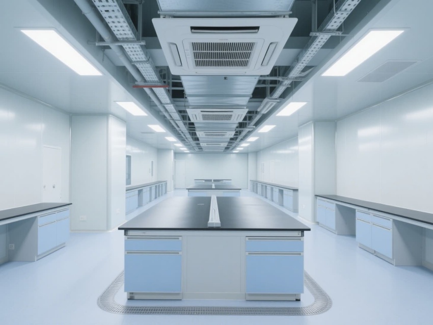 宣城2000平萬級實(shí)驗(yàn)室凈化裝修工程
